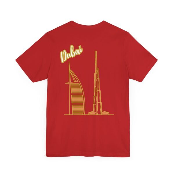 Gold Dubai Graphic Unisex T-Shirt – Luxury & Comfort - Image 12