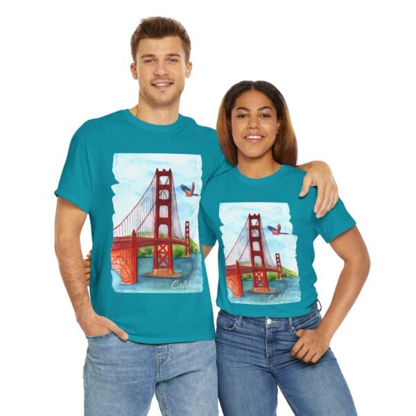 Golden Gate Bridge Graphic T-Shirt – Comfortable & Sustainable Cotton Tee - Image 14