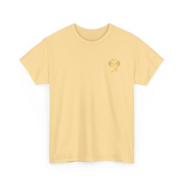 Phoenix Rise Unisex Heavy Cotton T-Shirt – Gold Phoenix Graphic Tee - Image 14