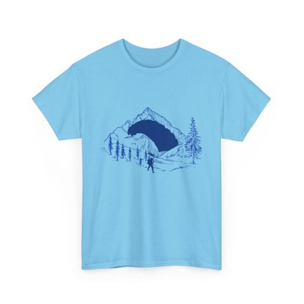 Adventure Sport T-Shirt - Skydiver and Mountain Design - Image 22