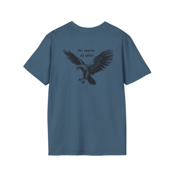 Per Aspera Ad Astra Unisex T-Shirt with Black Eagle Graphic - Image 31