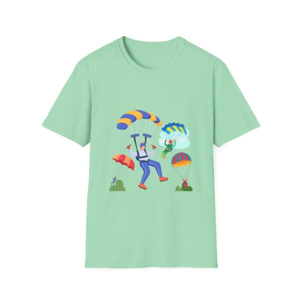 Skydiver Extreme Sports Unisex Softstyle T-Shirt – Bold Front Graphic & Soft Comfort - Image 14