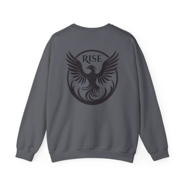 Bold Phoenix Rise Unisex Heavy Blend Crewneck Sweatshirt – Statement Back Design - Image 35