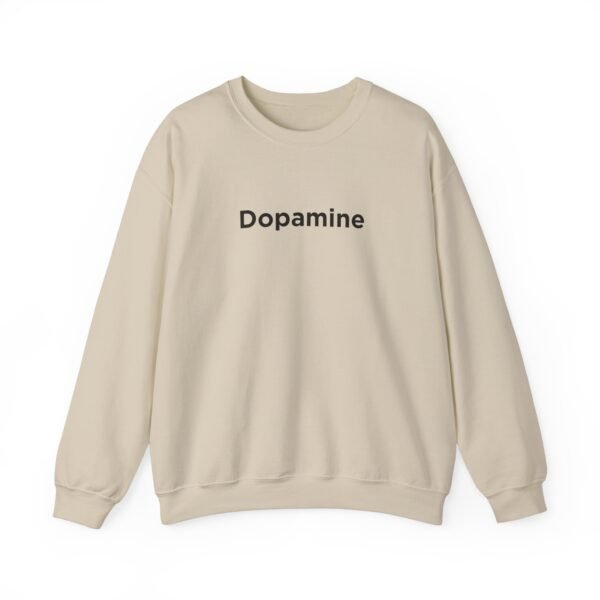 Black 'Dopamine' Unisex Heavy Blend™ Crewneck Sweatshirt | Soft & Stylish | Free Shipping on All Orders - Image 8