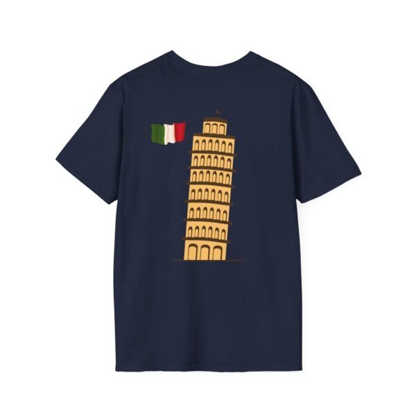 Unisex Soft-Style T-Shirt with Pisa Tower & Italian Flag | Lightweight & Stylish - Image 19