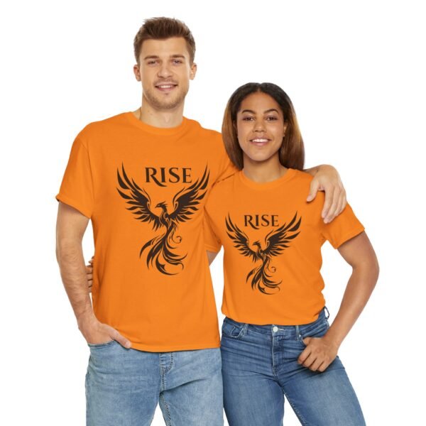 Phoenix Rise  Unisex Heavy Cotton Tee  – Bold & Inspirational Graphic Tee - Image 19