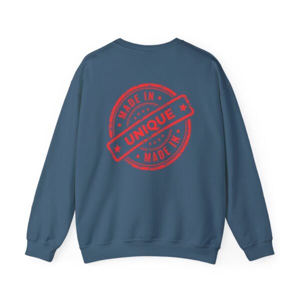 Made in Unique Red Stamp Crewneck Sweatshirt | Unisex Heavy Blend - Image 19