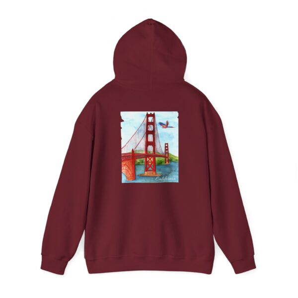 Golden Gate Bridge Graphic Unisex Hoodie – Iconic Back Design - Image 25