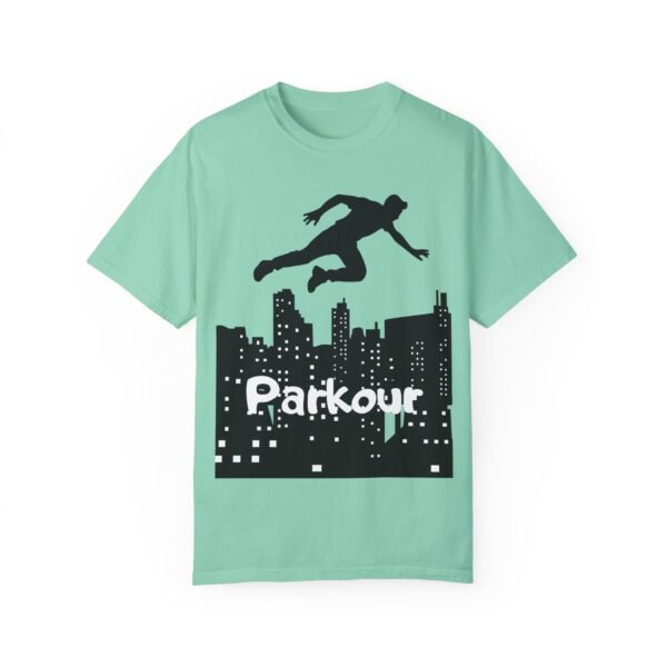 Parkour Unisex Garment-Dyed T-shirt – Freerunning & Urban Sports Graphic Tee - Image 13