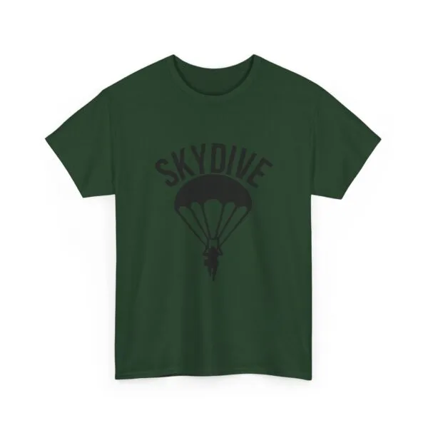 Skydive Graphic Unisex Heavy Cotton Tee | Skydiver Jump T-Shirt – Adrenaline Rush Apparel - Image 14