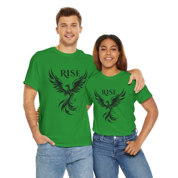 Phoenix Rise  Unisex Heavy Cotton Tee  – Bold & Inspirational Graphic Tee - Image 35