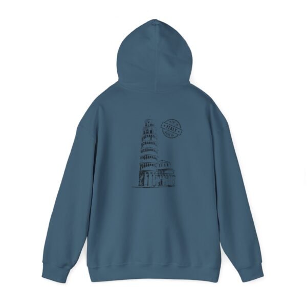 Pisa Tower Design Unisex Hoodie - Made in Italy | Cozy and Stylish Hooded Sweatshirt - Image 14