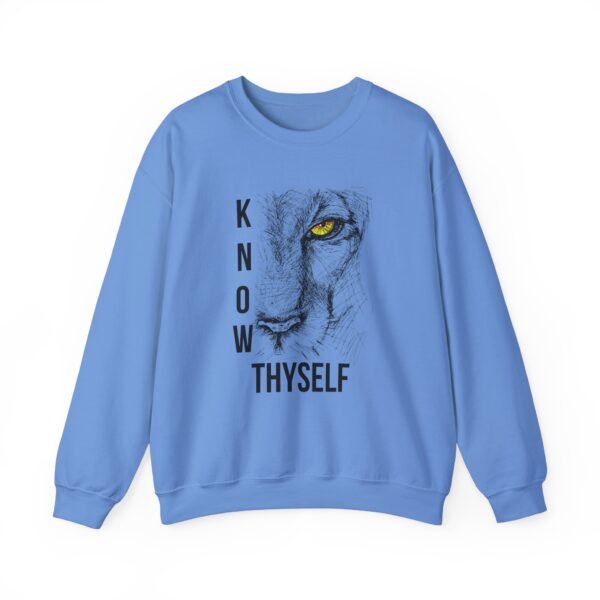 Know Thyself Unisex Heavy Blend Crewneck Sweatshirt – Bold Lion Graphic - Image 29