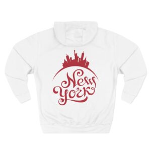New York Pullover Hoodie – Bold Skyline Graphic & Cozy Comfort