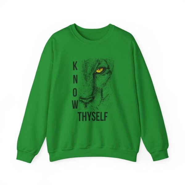 Know Thyself Unisex Heavy Blend Crewneck Sweatshirt – Bold Lion Graphic - Image 25