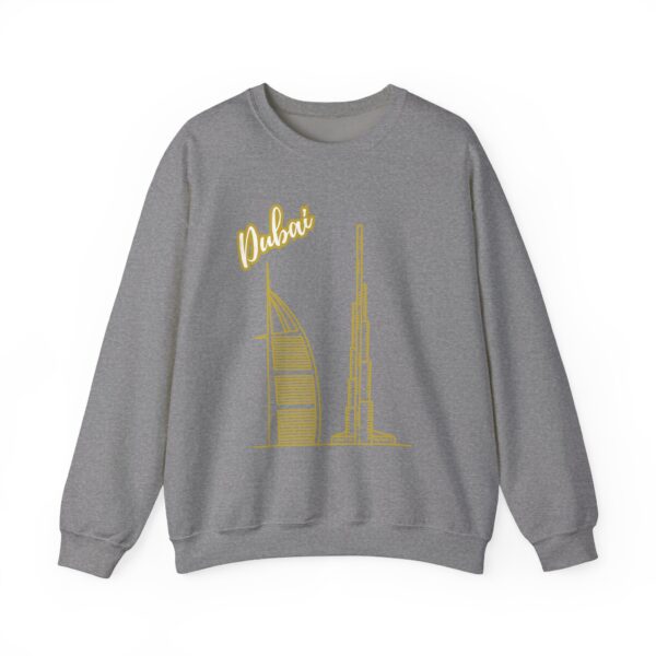 Dubai Graphic Unisex Crewneck Sweatshirt – Cozy & Stylish - Image 13