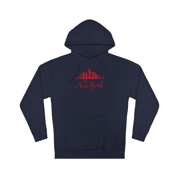 New York-Inspired Unisex Hoodie – Bold Skyline Graphic - Image 13