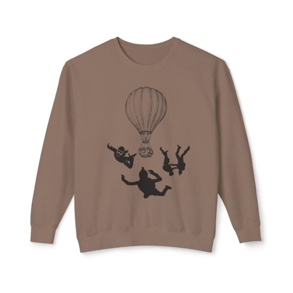 Extreme Sports Skydiving Sweatshirt – Unisex Lightweight Crewneck | Adventure-Inspired - Image 11