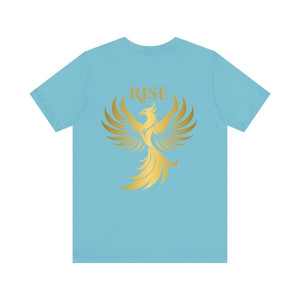 Phoenix Rise Unisex Jersey Short Sleeve T-Shirt – Gold Phoenix Graphic Tee - Image 29