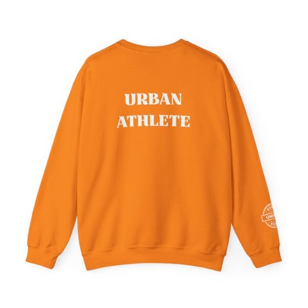 Urban Athlete Crewneck Sweatshirt – Bold Back Print & "Made in Unique" Sleeve Stamp - Image 11