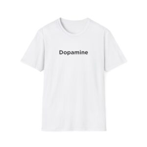Dopamine Print Unisex Softstyle T-Shirt – Sleek Front Design & Soft Comfort