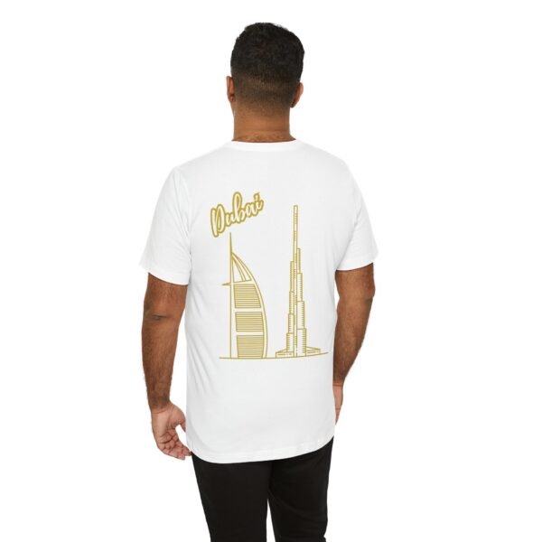 Gold Dubai Graphic Unisex T-Shirt – Luxury & Comfort - Image 16