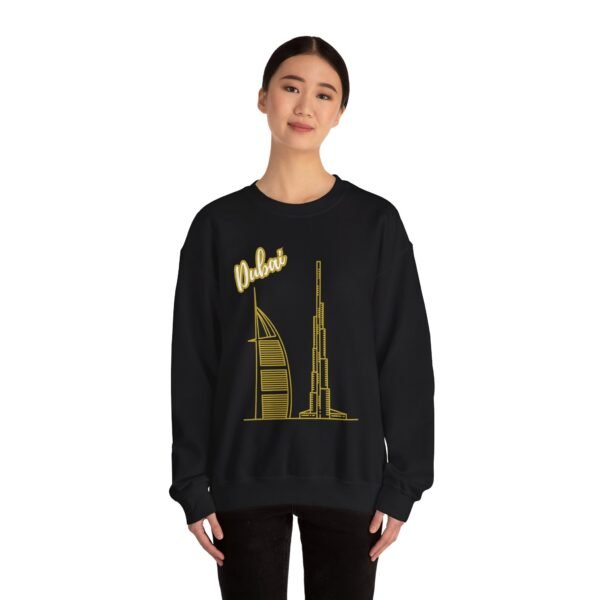 Dubai Graphic Unisex Crewneck Sweatshirt – Cozy & Stylish - Image 6