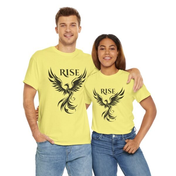 Phoenix Rise  Unisex Heavy Cotton Tee  – Bold & Inspirational Graphic Tee - Image 23