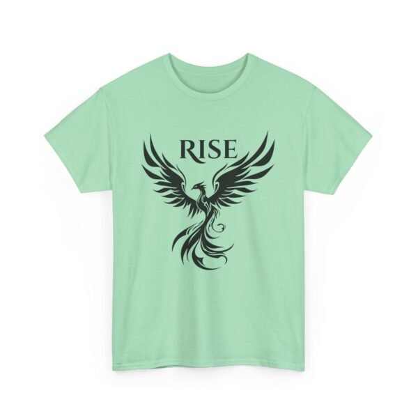 Phoenix Rise  Unisex Heavy Cotton Tee  – Bold & Inspirational Graphic Tee - Image 30