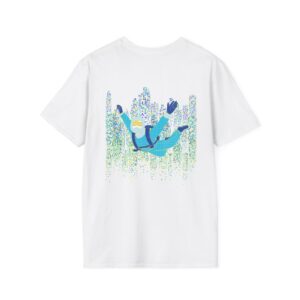 Skydiver Unisex Softstyle T-Shirt – Bold Back Graphic & Lightweight Comfort