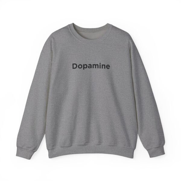 Black 'Dopamine' Unisex Heavy Blend™ Crewneck Sweatshirt | Soft & Stylish | Free Shipping on All Orders - Image 16