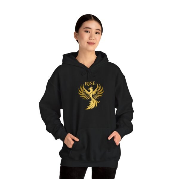 Phoenix Rise Unisex Heavy Blend Hooded Sweatshirt – Cozy & Bold Graphic Hoodie - Image 6