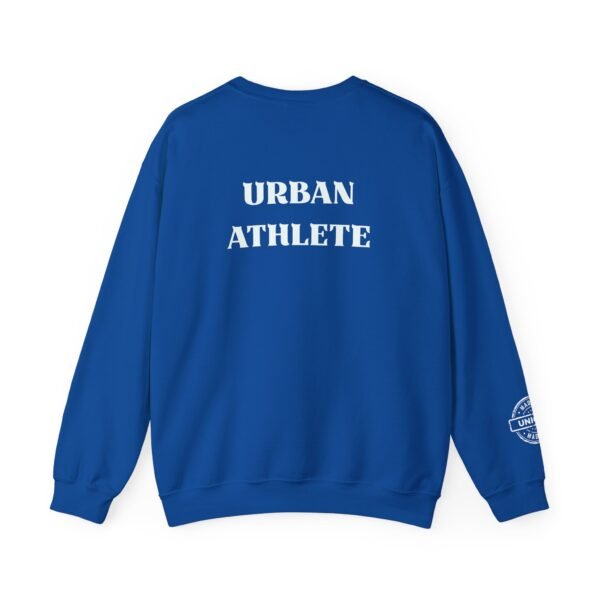 Urban Athlete Crewneck Sweatshirt – Bold Back Print & "Made in Unique" Sleeve Stamp - Image 21