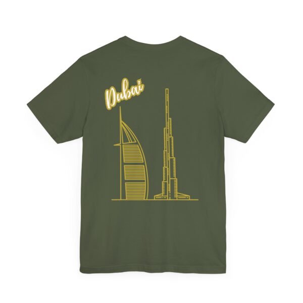 Gold Dubai Graphic Unisex T-Shirt – Luxury & Comfort - Image 5