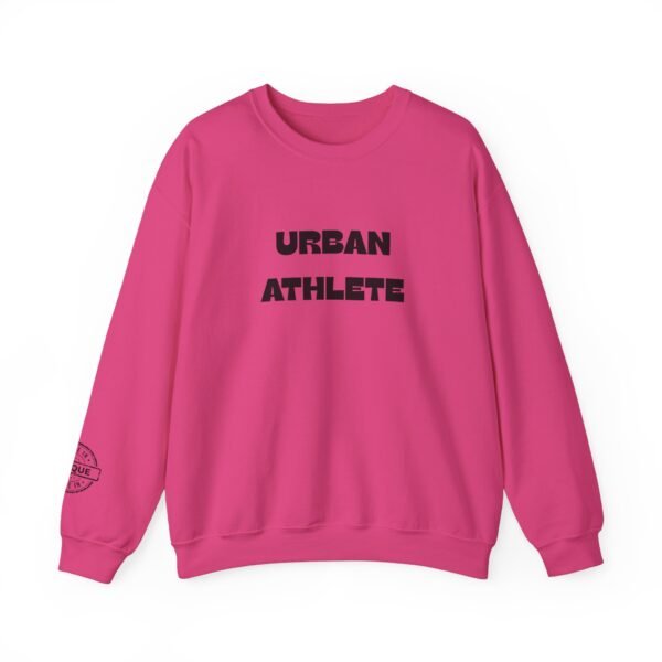 Urban Athlete Crewneck Sweatshirt with "Made in Unique" Sleeve Stamp – Comfortable & Durable - Image 24