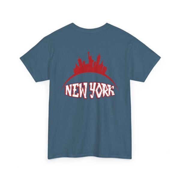 New York City Skyline T-Shirt – Bold Red NY Graphic & Script - Image 21