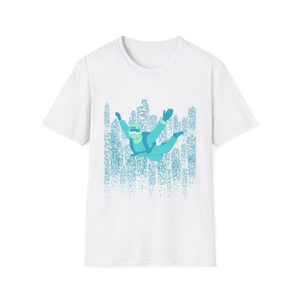 Unisex Softstyle T-Shirt – Skydiver Graphic | Adventure & Thrill-Seeker Tee