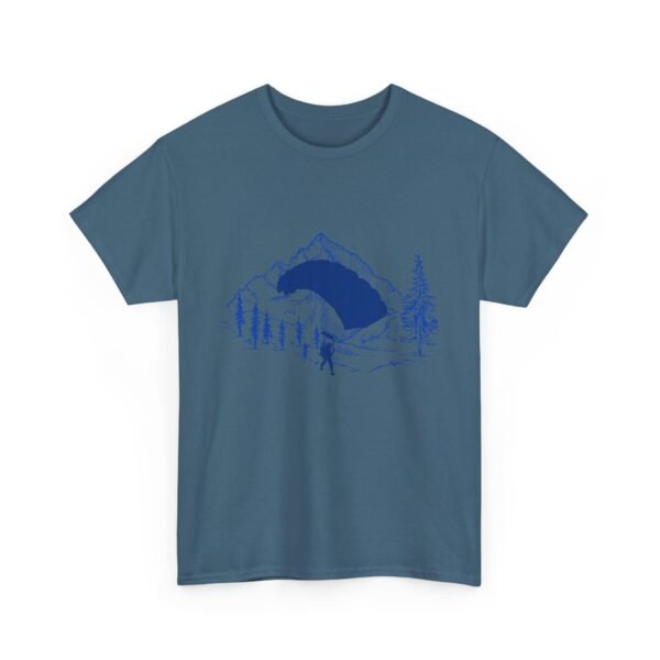 Adventure Sport T-Shirt - Skydiver and Mountain Design - Image 42