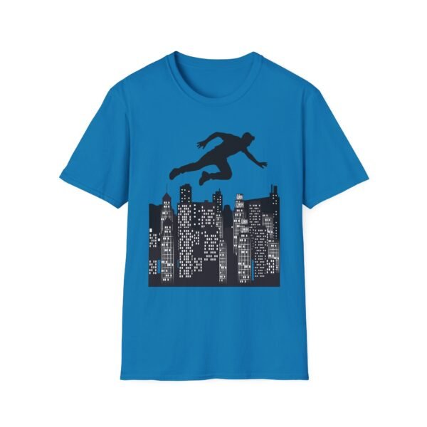 Parkour Unisex Softstyle T-shirt – Freerunning & Urban Sports Graphic Tee - Image 43