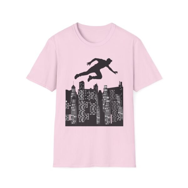 Parkour Unisex Softstyle T-shirt – Freerunning & Urban Sports Graphic Tee - Image 45