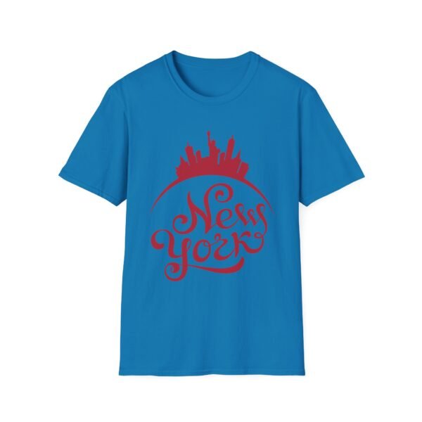 New York City Soft-Style T-Shirt – Bold Red NY Graphic & Script - Image 19