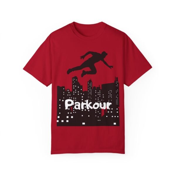 Parkour Unisex Garment-Dyed T-shirt – Freerunning & Urban Sports Graphic Tee - Image 41