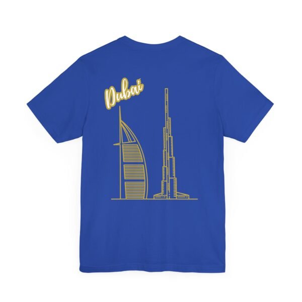 Gold Dubai Graphic Unisex T-Shirt – Luxury & Comfort - Image 9