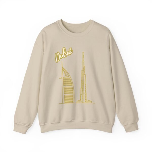 Dubai Graphic Unisex Crewneck Sweatshirt – Cozy & Stylish - Image 7