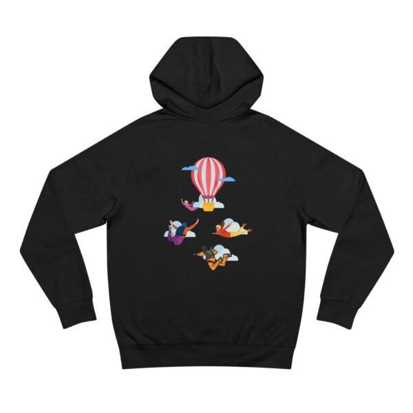 Unisex Supply Hoodie with Skydiver Graphic – Extreme Sports & Adrenaline-Fueled Style - Image 9