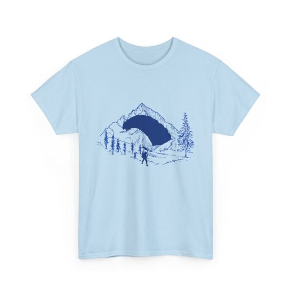 Adventure Sport T-Shirt - Skydiver and Mountain Design - Image 24