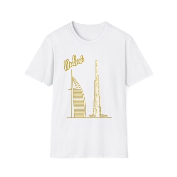 Gold Dubai Graphic Unisex T-Shirt – Soft & Stylish