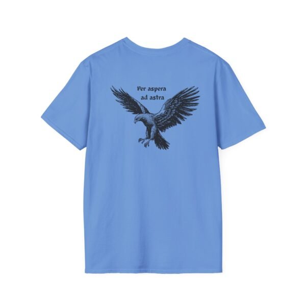 Per Aspera Ad Astra Unisex T-Shirt with Black Eagle Graphic - Image 27