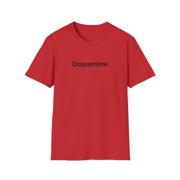 Unisex Softstyle T-Shirt with Black "Dopamine" Print – Trendy & Comfortable - Image 29