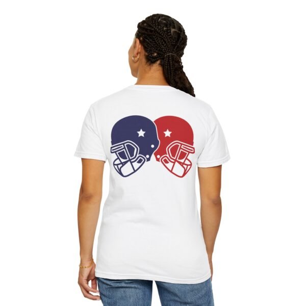 Unisex Garment-Dyed T-Shirt – Bold Helmet Design on Back | Comfortable & Stylish - Image 3